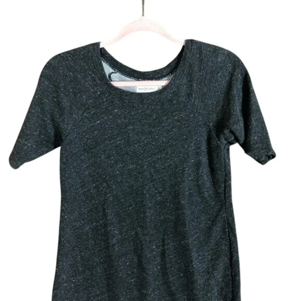 Abercrombie & Fitch Gray Heathered Raglan Short Sleeve‎ T-Shirt Dress XS